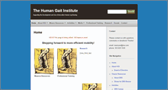 Desktop Screenshot of humangaitinstitute.org